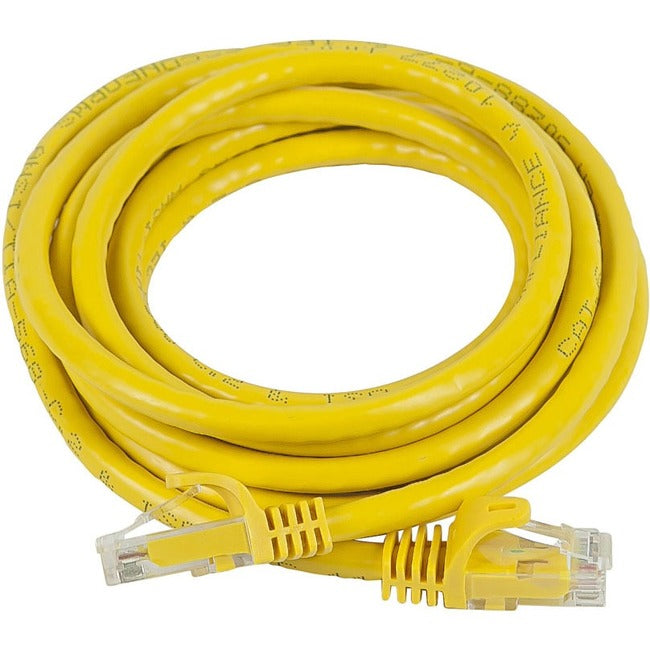 Monoprice FLEXboot Series Cat5e 24AWG UTP Ethernet Network Patch Cable, 7ft Yellow - American Tech Depot