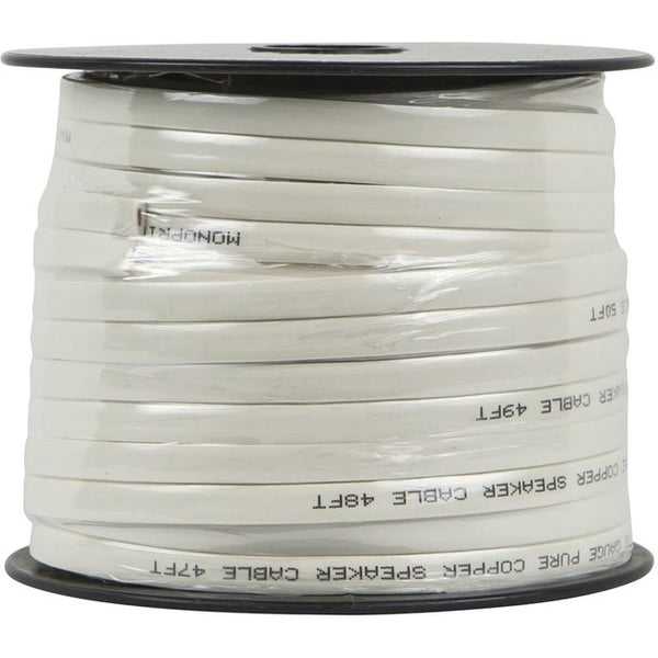 Monoprice Planate Series 16AWG Pure Copper Flat Speaker Wire, 50ft - American Tech Depot