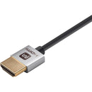 Monoprice Ultra Slim Series High Speed HDMI Cable, 3ft Silver - American Tech Depot