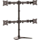 StarTech.com Quad Monitor Stand - Crossbar - Steel - Monitors up to 27"- Vesa Monitor - Computer Monitor Stand - Monitor Arm