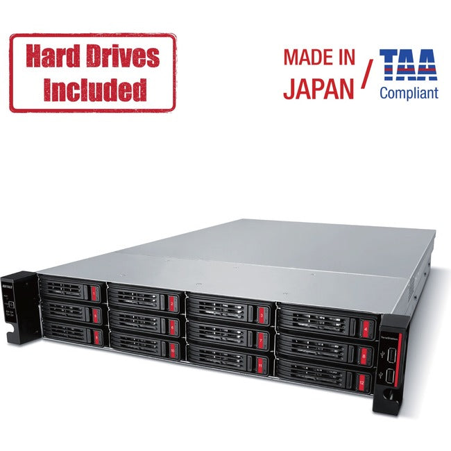 Buffalo TeraStation 51210RH Rackmount 48TB NAS Hard Drives Included