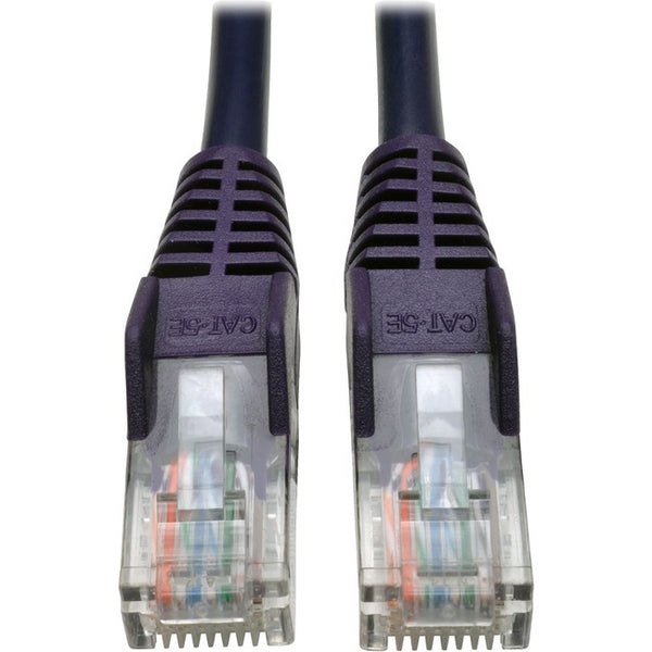 Tripp Lite 3ft Cat5 Cat5e Snagless Molded Patch Cable UTP Purple RJ45 M-M 3' - American Tech Depot