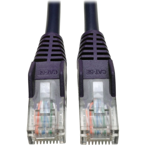 Tripp Lite 25ft Cat5 Cat5e Snagless Molded Patch Cable UTP Purple RJ45 M-M 25' - American Tech Depot