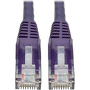 Tripp Lite 2ft Cat6 Snagless Molded Patch Cable UTP Purple RJ45 M-M 2' - American Tech Depot