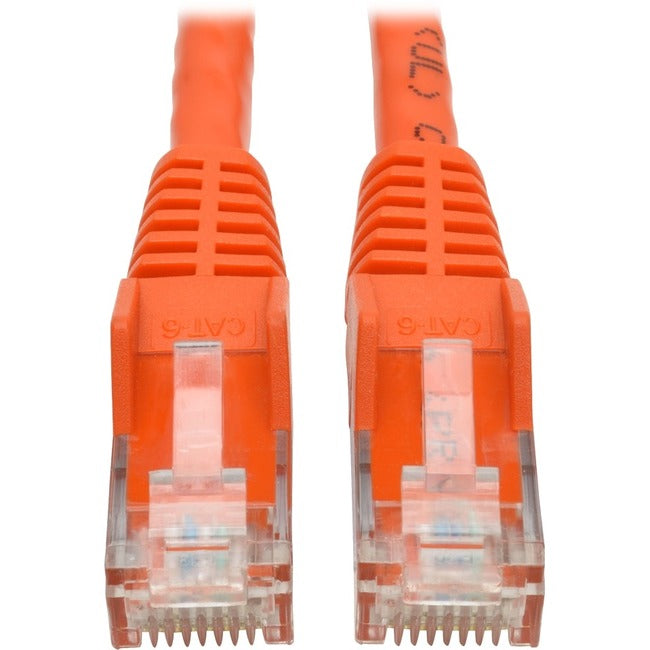 Tripp Lite 6ft Cat6 Snagless Molded Patch Cable UTP Orange RJ45 M-M 6' - American Tech Depot