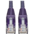Tripp Lite 15ft Cat6 Snagless Molded Patch Cable UTP Purple RJ45 M-M 15' - American Tech Depot