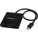StarTech.com 2-Port Multi Monitor Adapter - USB-C to HDMI Video Splitter - USB Type-C to HDMI MST Hub - Thunderbolt 3 Compatible - Windows - American Tech Depot
