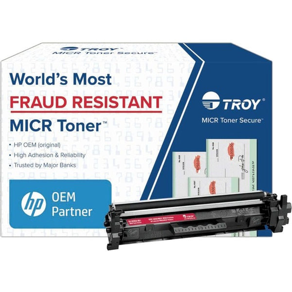 Troy Toner Secure Original MICR Toner Cartridge - Alternative for Troy, HP - Black