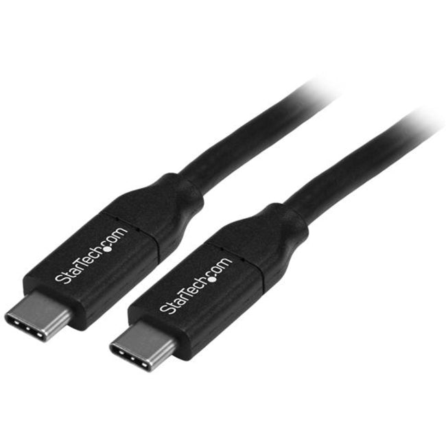 StarTech.com 4m 13 ft USB C Cable with Power Delivery (5A) - M-M - USB 2.0 - USB-IF Certified - USB 2.0 Type C Cable - American Tech Depot