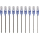 Monoprice 10-Pack, SlimRun Cat6A Ethernet Network Patch Cable, 5ft Gray - American Tech Depot