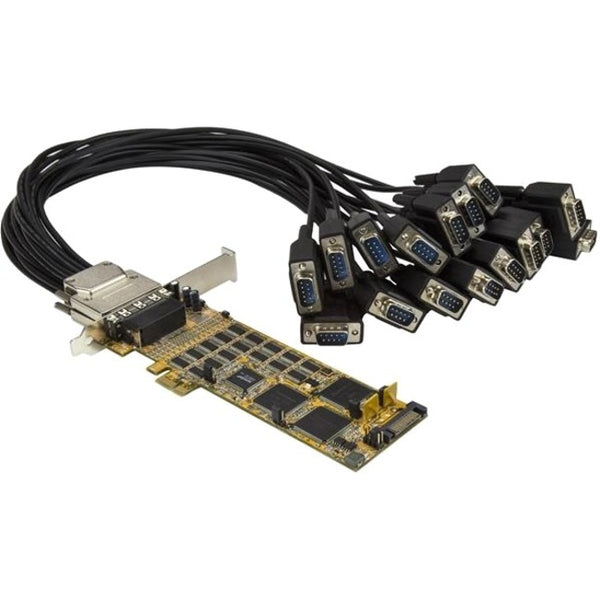 StarTech.com 16 Port PCI Express Serial Card - Low-Profile - High-Speed PCIe Serial Card with 16 DB9 RS232 Ports - American Tech Depot