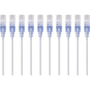 Monoprice 10-Pack, SlimRun Cat6A Ethernet Network Patch Cable, 7ft White - American Tech Depot