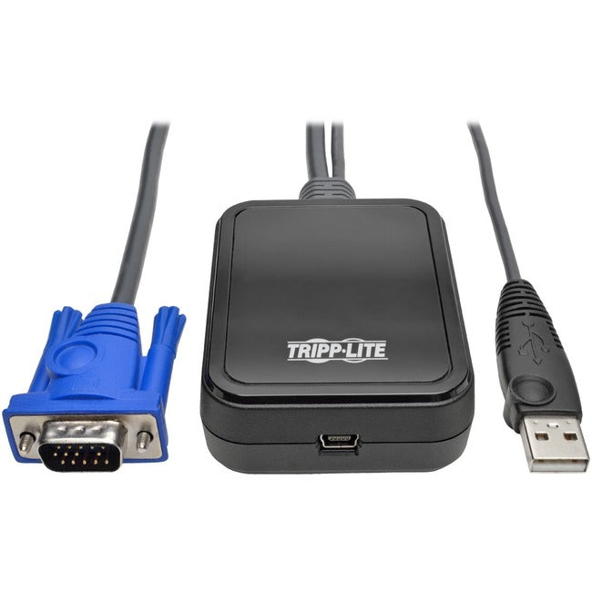 Tripp Lite KVM Console to USB 2.0 Portable Laptop Crash Cart Adapter 1080p - American Tech Depot