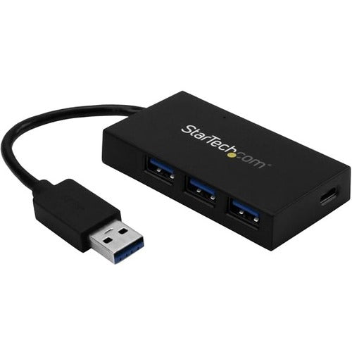 StarTech.com 4 Port USB 3.0 Hub - USB Type-A to 1x USB-C & 3x USB-A SuperSpeed 5Gbps - USB Bus Powered - Portable-Laptop USB 3.1 Gen 1 Hub - American Tech Depot