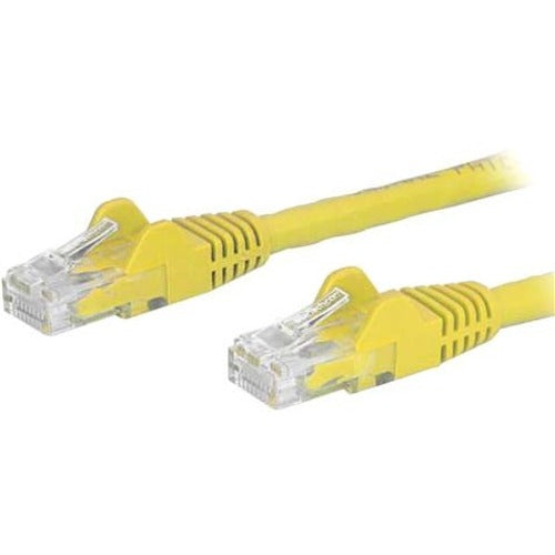StarTech.com 30ft CAT6 Ethernet Cable - Yellow Snagless Gigabit CAT 6 Wire - 100W PoE RJ45 UTP 650MHz Category 6 Network Patch Cord UL-TIA - American Tech Depot