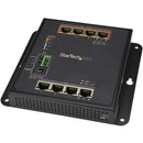 StarTech.com Industrial 8 Port Gigabit PoE Switch - 4 x PoE+ 30W - Power Over Ethernet GbE Layer-L2 Managed Network Switch -40C to +75C