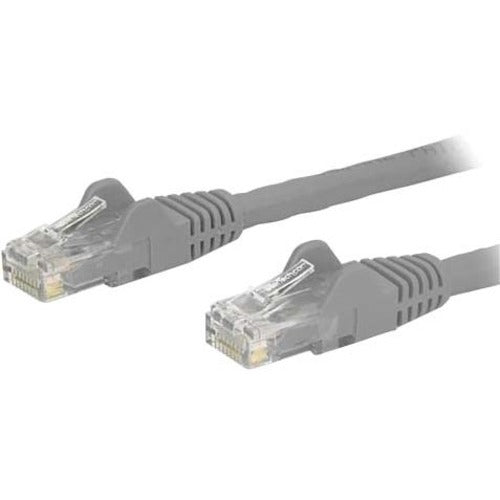 StarTech.com 6in CAT6 Ethernet Cable - Gray Snagless Gigabit CAT 6 Wire - 100W PoE RJ45 UTP 650MHz Category 6 Network Patch Cord UL-TIA - American Tech Depot