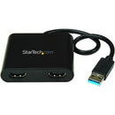 StarTech.com USB to Dual HDMI Adapter - USB to HDMI Adapter - USB 3.0 to HDMI - USB to HDMI Display Adapter - External Video Card - 4K - American Tech Depot