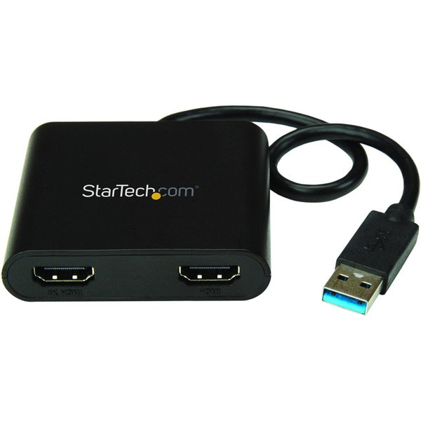 StarTech.com USB to Dual HDMI Adapter - USB to HDMI Adapter - USB 3.0 to HDMI - USB to HDMI Display Adapter - External Video Card - 4K - American Tech Depot