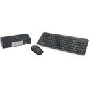 IOGEAR 2-Port DisplayPort1.2 KVMP with Wireless Keyboard and Mouse