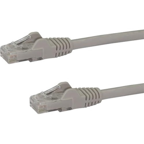 StarTech.com 14ft CAT6 Ethernet Cable - Gray Snagless Gigabit CAT 6 Wire - 100W PoE RJ45 UTP 650MHz Category 6 Network Patch Cord UL-TIA - American Tech Depot