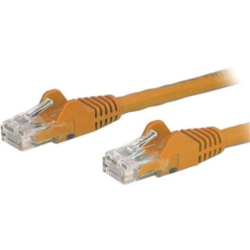 StarTech.com 1ft CAT6 Ethernet Cable - Orange Snagless Gigabit CAT 6 Wire - 100W PoE RJ45 UTP 650MHz Category 6 Network Patch Cord UL-TIA - American Tech Depot