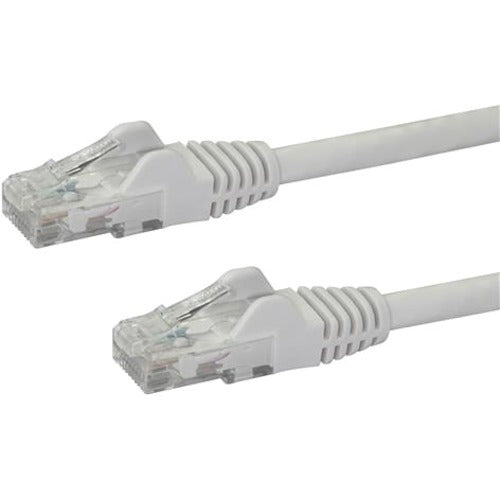 StarTech.com 6in CAT6 Ethernet Cable - White Snagless Gigabit CAT 6 Wire - 100W PoE RJ45 UTP 650MHz Category 6 Network Patch Cord UL-TIA - American Tech Depot