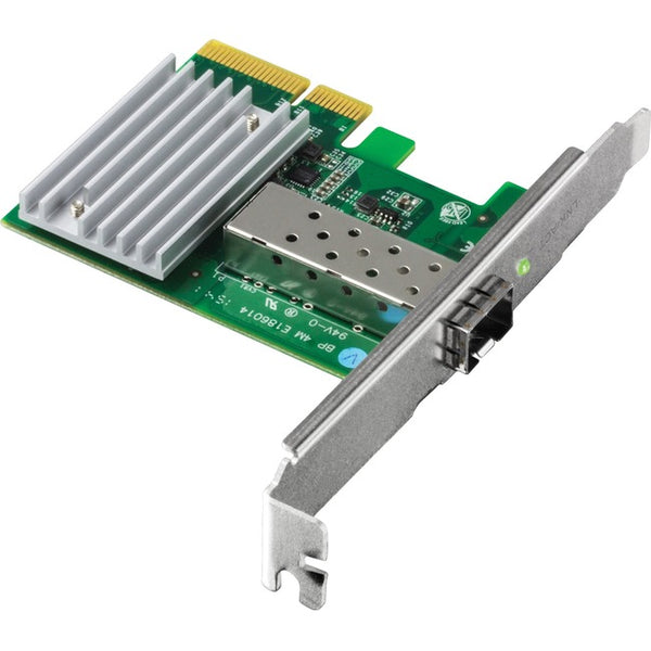 TRENDnet 10 Gigabit PCIe SFP+ Network Adapter, Convert A PCIe Slot Into A 10G SFP+ Slot, Supports 802.1Q, Standard & Low-Profile Brackets Included, Compatible With Windows & Linux, Black, TEG-10GECSFP