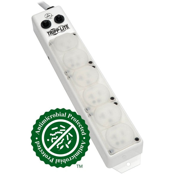 Tripp Lite Power Strip Medical Hospital Grade UL1363A 6 Outlet 20A 7ft Cord - American Tech Depot