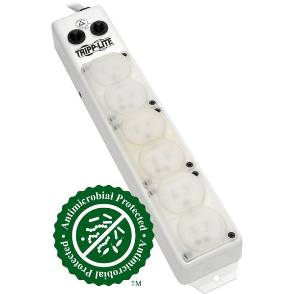 Tripp Lite Power Strip Medical Hospital Grade UL1363A 6 Outlet 15A 7ft Cord - American Tech Depot