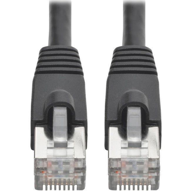 Tripp Lite Cat6a Snagless Shielded STP Patch Cable 10G, PoE, Black M-M 5ft - American Tech Depot