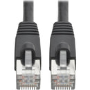 Tripp Lite Cat6a Snagless Shielded STP Patch Cable 10G, PoE, Black M-M 10ft - American Tech Depot