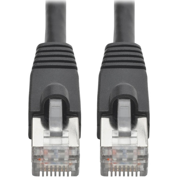 Tripp Lite Cat6a Snagless Shielded STP Patch Cable 10G, PoE, Black M-M 10ft - American Tech Depot