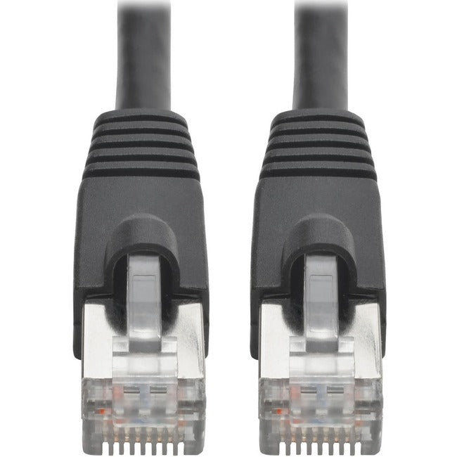 Tripp Lite Cat6a Snagless Shielded STP Patch Cable 10G, PoE, Black M-M 10ft - American Tech Depot