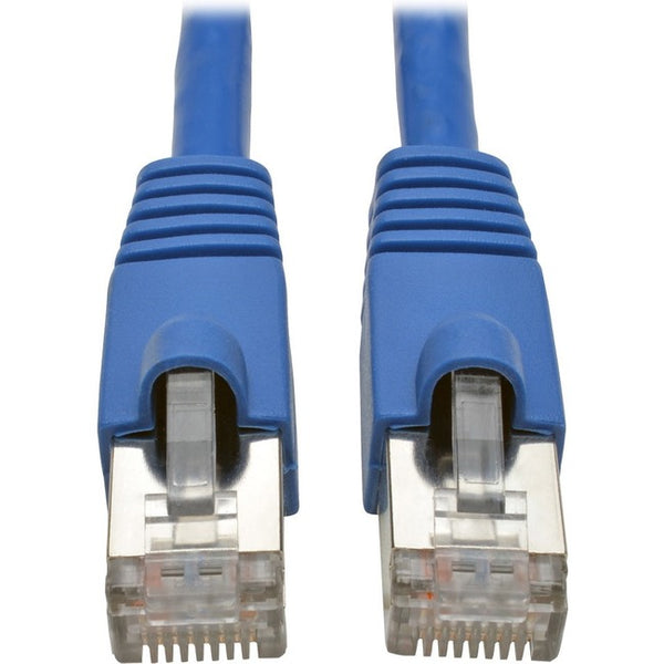 Tripp Lite Cat6a Snagless Shielded STP Patch Cable 10G, PoE, Blue M-M 20ft - American Tech Depot