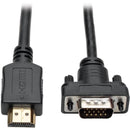 Tripp Lite HDMI to VGA Active Adapter Cable Low Profile HD15 M-M 1080p 6ft - American Tech Depot