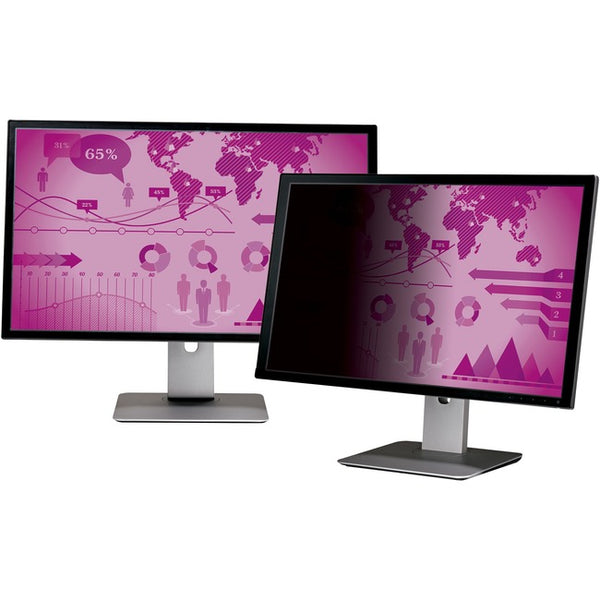 3M High Clarity Privacy Filter for 24 in Monitors 16:9 HC240W9B Black, Glossy