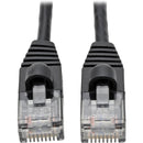 Tripp Lite Cat6a 10G Snagless Molded Slim UTP Patch Cable M-M Black 3ft 3' - American Tech Depot