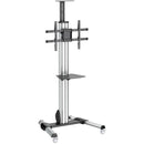 Startech Create A Mobile Media Center With This Tv Cart, Supporting A 32in To 75in Flat-s