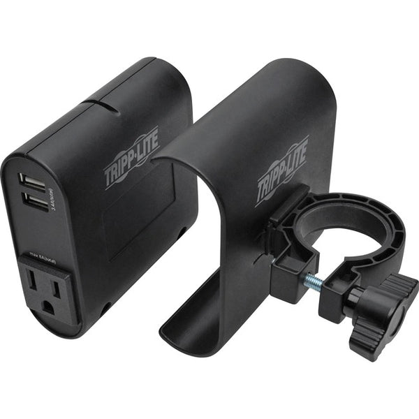 Tripp Lite AC-USB Charging Clip for Display Mounts w- 2 USB Ports & 2 5-15R - American Tech Depot