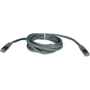 Tripp Lite 7ft Cat5e Cat5 350MHz Molded Shielded Patch Cable STP RJ45 M-M Gray 7' - American Tech Depot