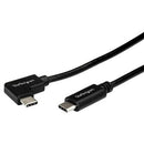 StarTech.com 1m 3 ft Right Angle USB-C Cable M-M - USB 2.0 - USB Type C Cable - 90 degree USB-C Cable - USB C to USB C Cable - USB-C Charge Cable - American Tech Depot