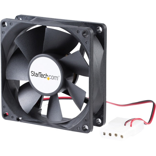 StarTech.com 80x25mm Dual Ball Bearing Computer Case Fan w- LP4 Connector - System fan kit - 80 mm - American Tech Depot