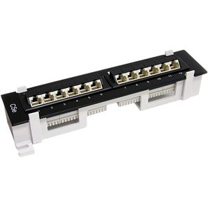 Startech 1u 12 Port Wall Mount Cat5e Patch Panel