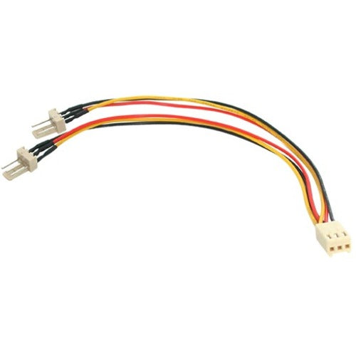 Startech Connect Two 3-pin (tx3) Fans To A Single Power Supply Connector - 3 Pin Fan Powe