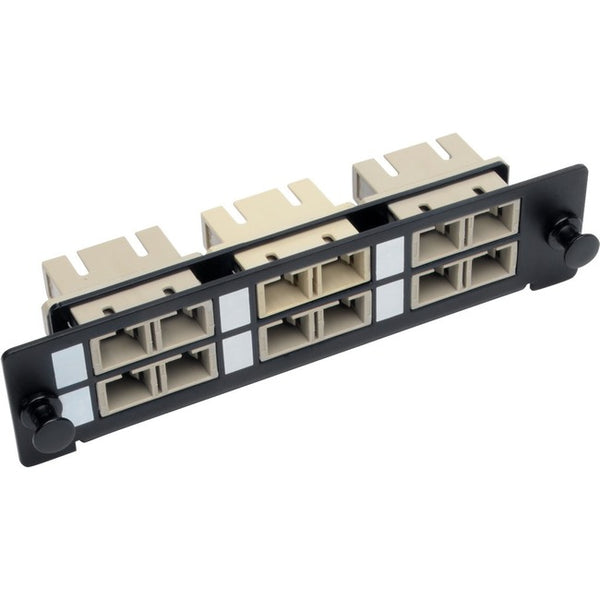 Tripp Lite Toolless Pass-Through Fiber Patch Panel MMF-SMF 6 SC Connectors - American Tech Depot