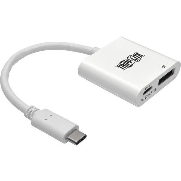 Tripp Lite USB C to DisplayPort Video Adapter Converter w- USB-C PD Charging Port, USB Type C to DP, USB-C, USB Type-C 6in - American Tech Depot