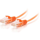 C2G 5ft Cat6 Snagless Unshielded (UTP) Slim Ethernet Network Patch Cable - Orange - American Tech Depot