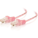 C2G 3ft Cat6 Snagless Unshielded (UTP) Slim Ethernet Network Patch Cable - Pink - American Tech Depot