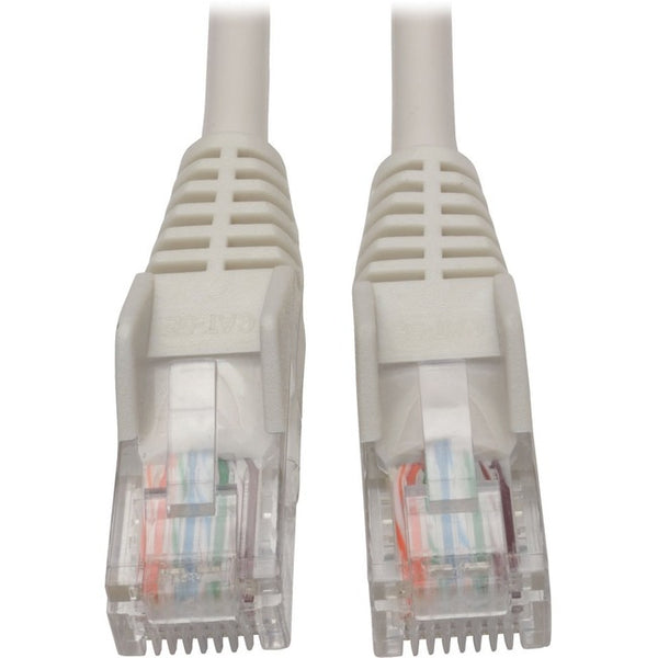 Tripp Lite Cat5e 350 MHz Snagless Molded UTP Patch Cable (RJ45 M-M), White, 15 ft. - American Tech Depot